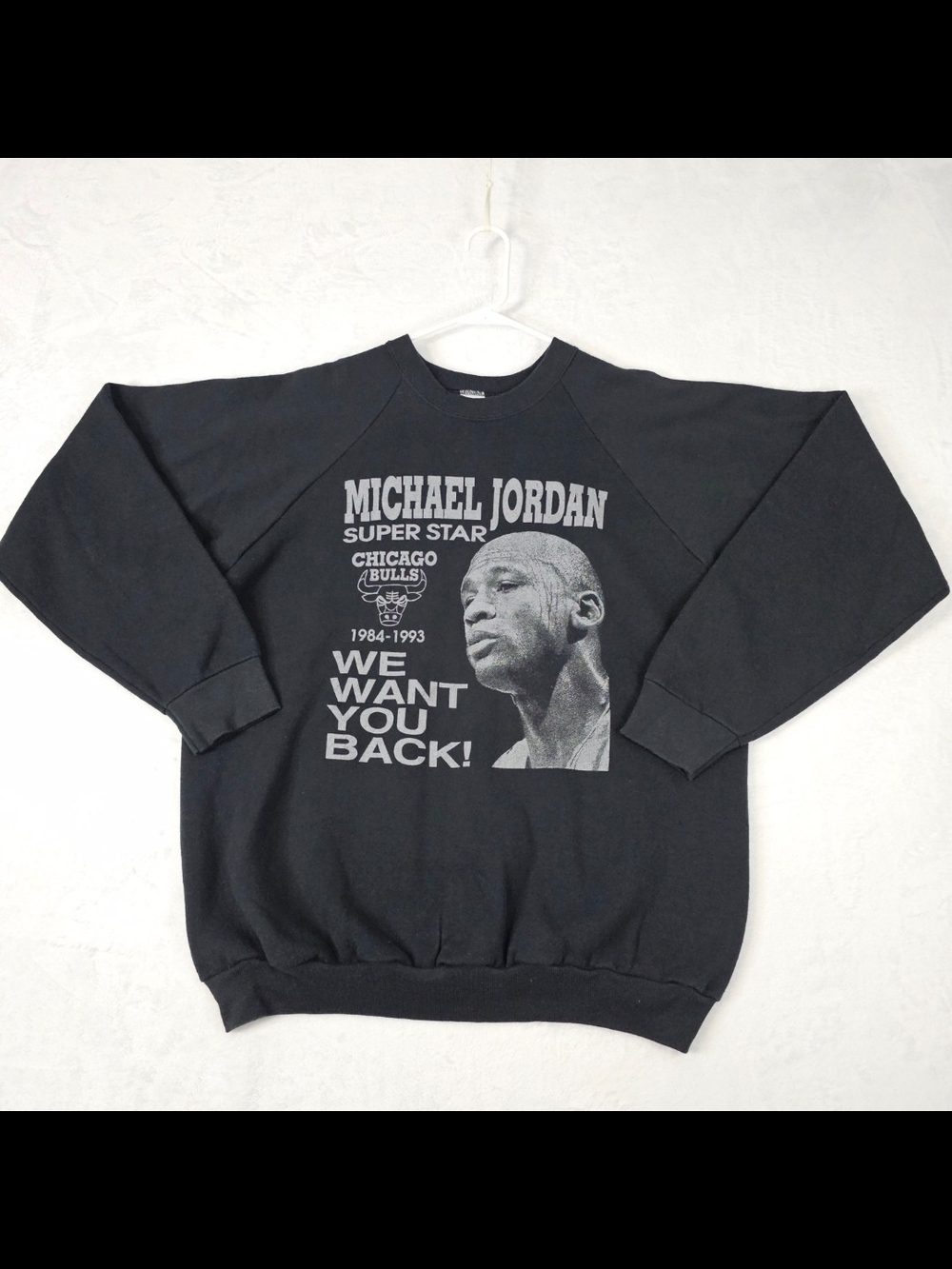 Vtg 90s Michael Jordan Chicago Bulls Sweatshirt Crewneck Size XL Fits Like Large